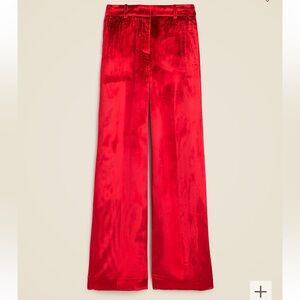 JCrew Carolina Pant in drapery velvet